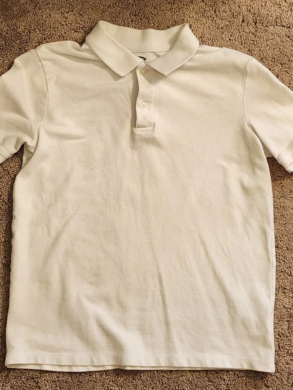 Boys Size 10-12 Uniforms, 6 Polo Shirts, Size 10 Shorts, Flaws Shown